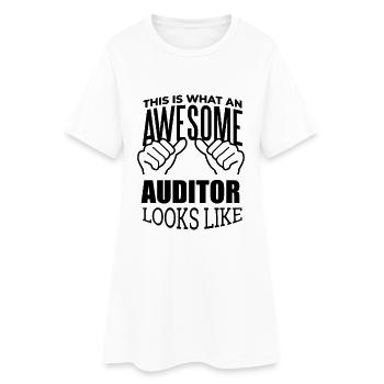 Auditeur Auditeur Auditeur Auditeur - Robe T-shirt Femme - blanc - Devant