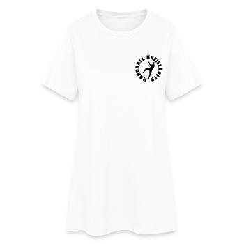 Handball Player Handball Ball - Women’s T-Shirt Dress - white - Front