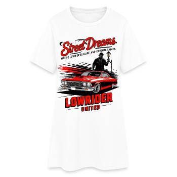 Lowrider Auto - Robe T-shirt Femme - blanc - Devant