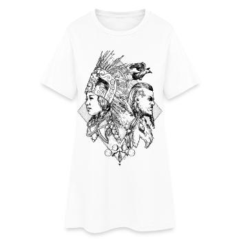 Guerriers du Temps - Robe T-shirt Femme - blanc - Devant