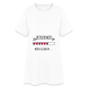 Betriebswirt Ausbildung Personalisierter Beruf - Frauen T-Shirt-Kleid - Weiß - Vorne