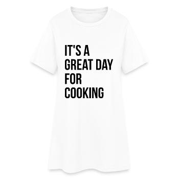 cuisine - Robe T-shirt Femme - blanc - Devant