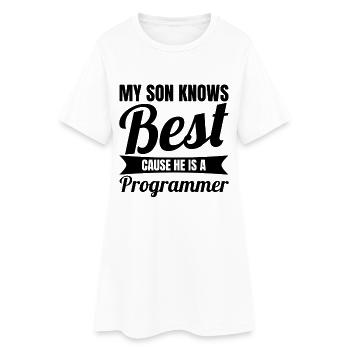 Programmer Son - Women’s T-Shirt Dress - white - Front