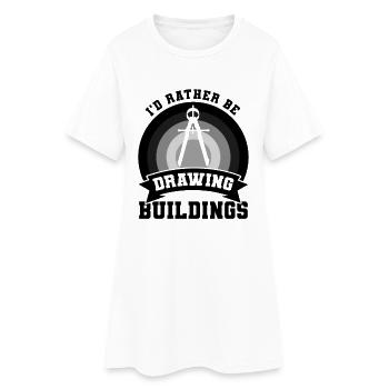 Architects Witz - Women’s T-Shirt Dress - white - Front