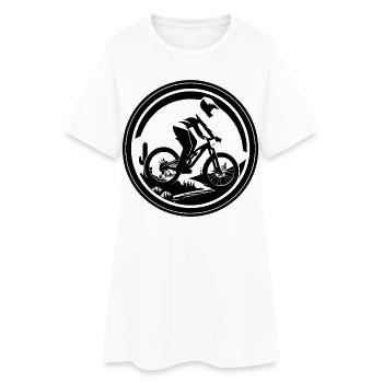 Vtt - Robe T-shirt Femme - blanc - Devant
