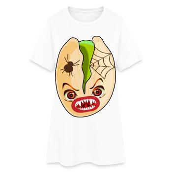 COSTUMES D’HALLOWEEN ARAIGNÉE PISTACHES - Robe T-shirt Femme - blanc - Devant