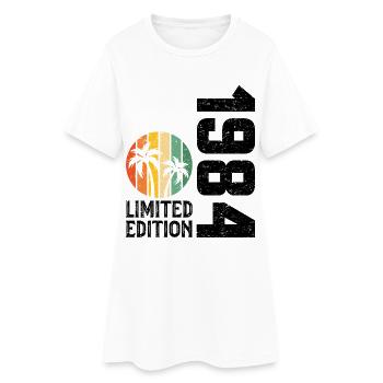 1984 Édition Limitée 40e Anniversaire Vintage - Robe T-shirt Femme - blanc - Devant