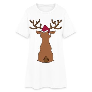 Christmas - Women’s T-Shirt Dress - white - Front