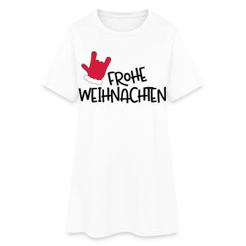 Merry Christmas - Women’s T-Shirt Dress - white - Front