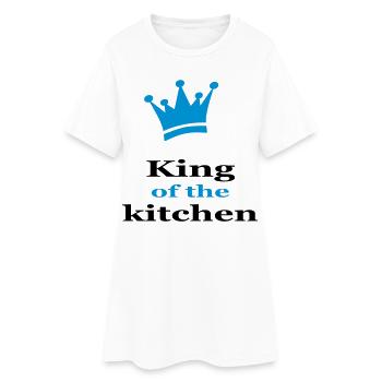 Tablier de chef amusant pour les chefs - Robe T-shirt Femme - blanc - Devant