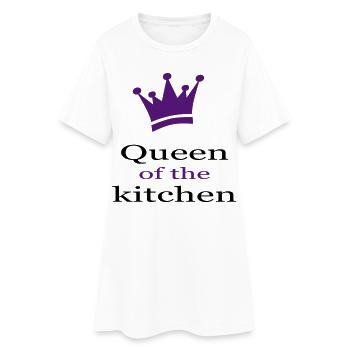 Tablier de cuisine amusant pour les femmes - Robe T-shirt Femme - blanc - Devant