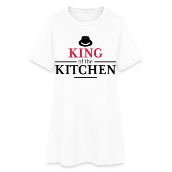 Tablier de cuisine pour homme - Robe T-shirt Femme - blanc - Devant