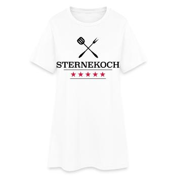 Cadeaux amusants pour le chef - Robe T-shirt Femme - blanc - Devant