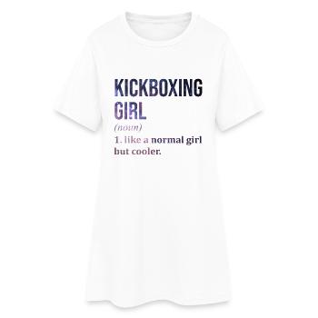 Kickboxing - Women’s T-Shirt Dress - white - Front
