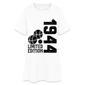 1944 Édition Limitée Pétanque 80e Anniversaire - Robe T-shirt Femme - blanc - Devant