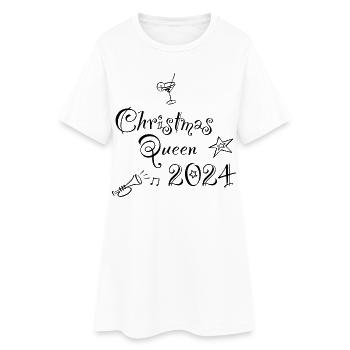 Christmas Queen 2024 - Women’s T-Shirt Dress - white - Front