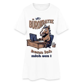 Bureau Hengst - Robe T-shirt Femme - blanc - Devant