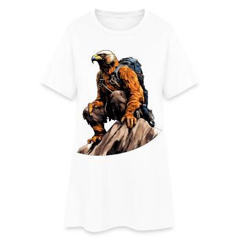 Adler Hiking / Mountaineering Adler - Women’s T-Shirt Dress - white - Front