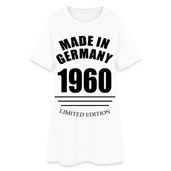 MADE IN GERMANY 1960 édition limitée - Robe T-shirt Femme - blanc - Devant