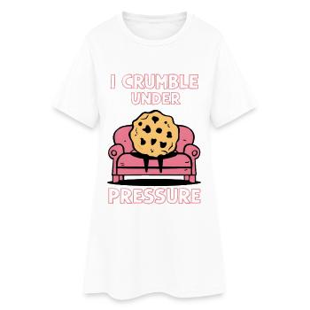 Je m’effondre sous la pression - Robe T-shirt Femme - blanc - Devant
