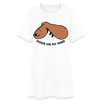 Casual Dog – Simply Relaxed - Women’s T-Shirt Dress - white - Front