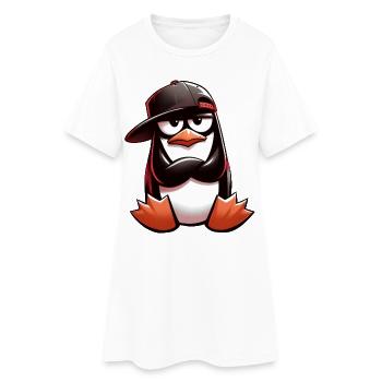 Pigouin Hiphop - Women’s T-Shirt Dress - white - Front