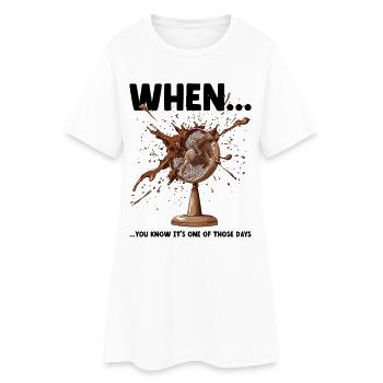 Drôle de mème Disaster Office Les collègues de Murphy Law - Robe T-shirt Femme - blanc - Devant