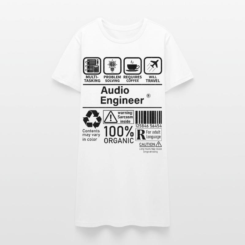 Audio Engineer multi tasking problem solving Women’s T-Shirt Dress