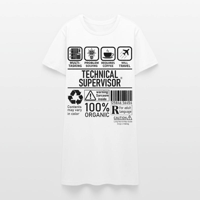 Technical Supervisor multi tasking problem solving Women’s T-Shirt Dress