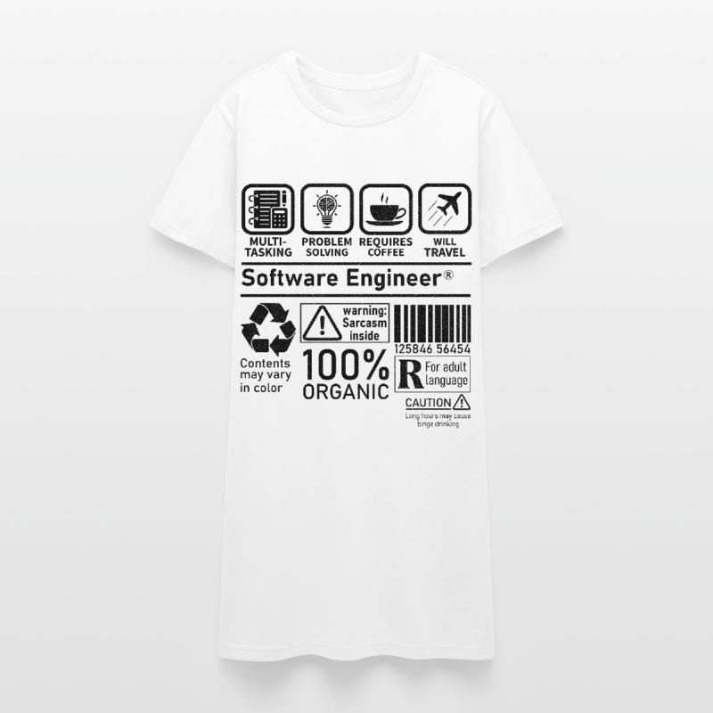 software engineer multi tasking problem solving Women’s T-Shirt Dress