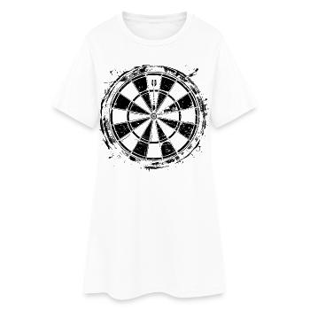 Cible - Robe T-shirt Femme - blanc - Devant