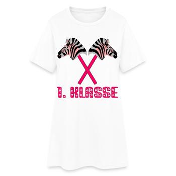 Steckenpferd Einschulung 1. Klasse - Hobby Horsing - Frauen T-Shirt-Kleid - Weiß - Vorne