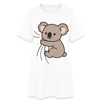 Dear little koala - Women’s T-Shirt Dress - white - Front