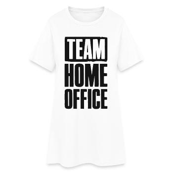 Team Home Office Online Business Affiliate - Women’s T-Shirt Dress - white - Front