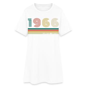 60 Years 1966 Vintage Retro Anniversary - Women’s T-Shirt Dress - white - Front