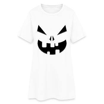 Little Boo – La citrouille amicale - Robe T-shirt Femme - blanc - Devant