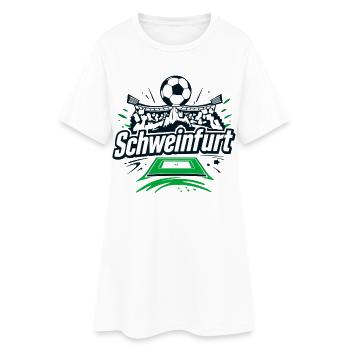 Schweinfurt Football Stadium Football Fan - Robe T-shirt Femme - blanc - Devant