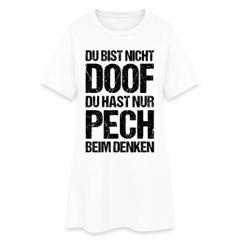 Vous n’êtes pas stupide | Chemise drôle de dicton - Robe T-shirt Femme - blanc - Devant