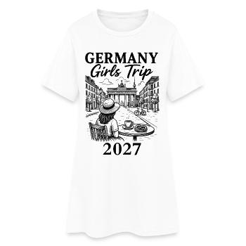 Voyage entre filles en Allemagne 2027 - Robe T-shirt Femme - blanc - Devant