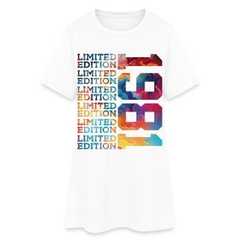 ÉDITION LIMITÉE 1981 45 ANS 45 ANS - Robe T-shirt Femme - blanc - Devant