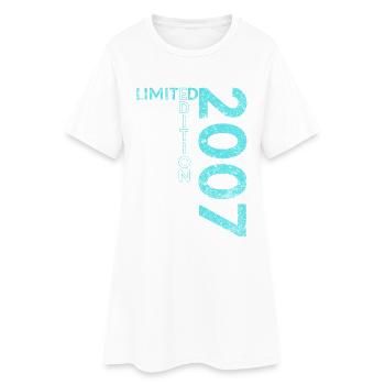 Édition Limitée 2007 18ème Cadeau d’Anniversaire - Robe T-shirt Femme - blanc - Devant