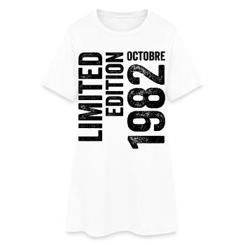1982 - Robe T-shirt Femme - blanc - Devant