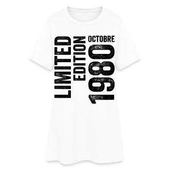 1980 - Robe T-shirt Femme - blanc - Devant
