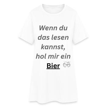 Get me beer - Women’s T-Shirt Dress - white - Front