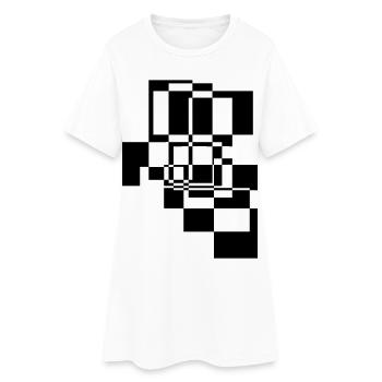 Abstract Shapes and Patterns Gift - Women’s T-Shirt Dress - white - Front