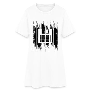 Semer Cool pour être agriculteur - Robe T-shirt Femme - blanc - Devant