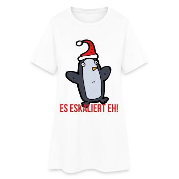 De toute façon, ça s’intensifie ! - Robe T-shirt Femme - blanc - Devant