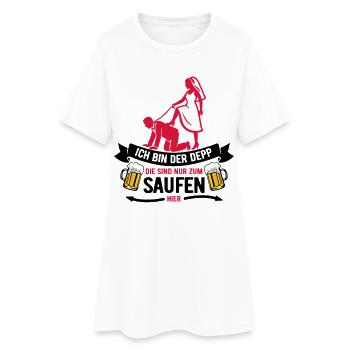 Ich bin der Depp - JGA Team Bräutigam - Women’s T-Shirt Dress - white - Front