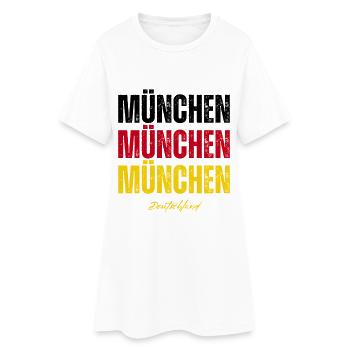 Mémoire de Munich, Munich Allemagne - Robe T-shirt Femme - blanc - Devant