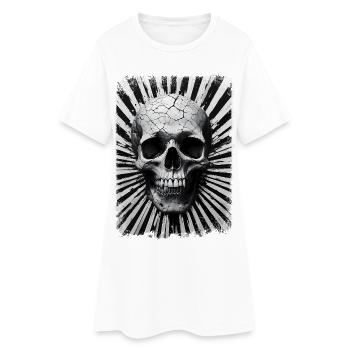 Die letzte Offenbarung T-Shirt in distressed-Ausgabe - Frauen T-Shirt-Kleid - Weiß - Vorne